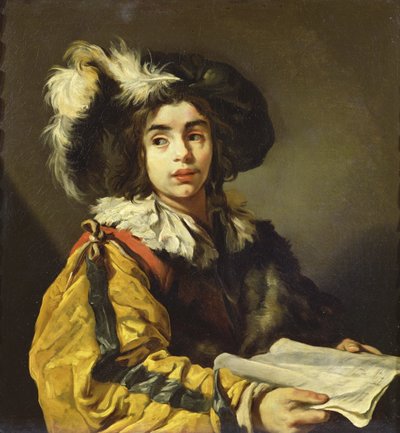 The Young Singer by Claude Vignon